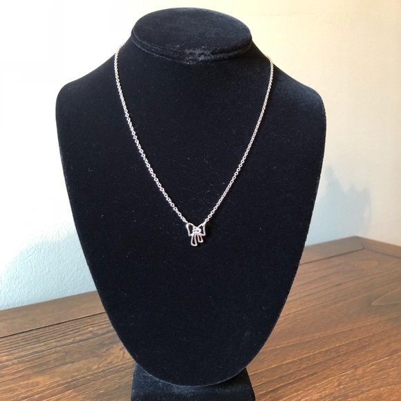 Marc Jacobs Silver Bow Necklace - Picture 2 of 6